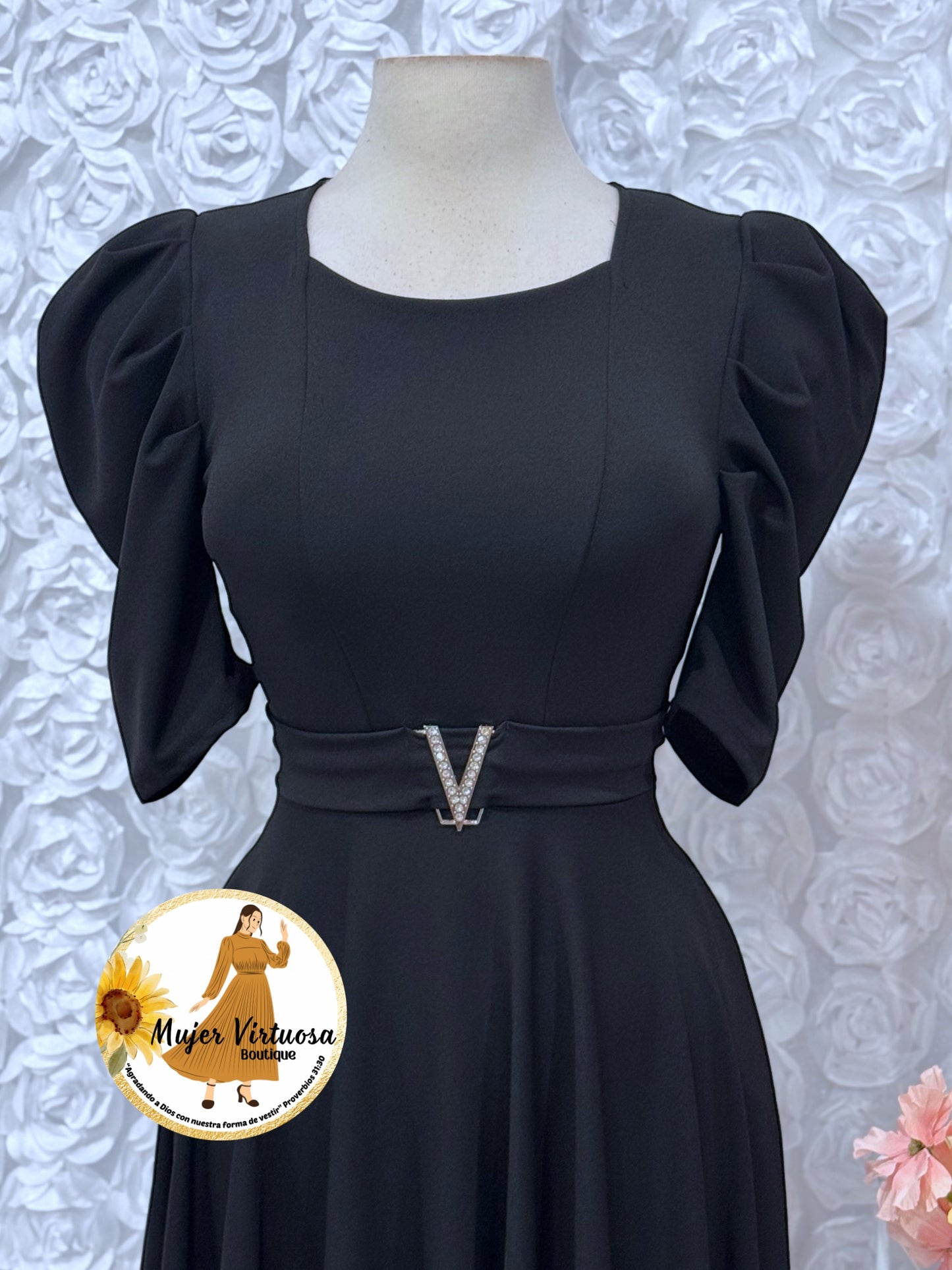 Lily Black Maxi Dress
