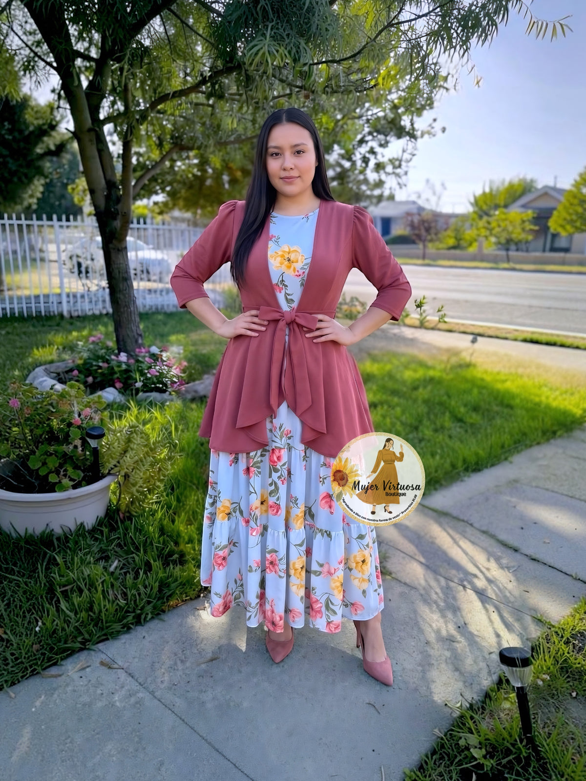 Rosa Canela Peplum Blazer