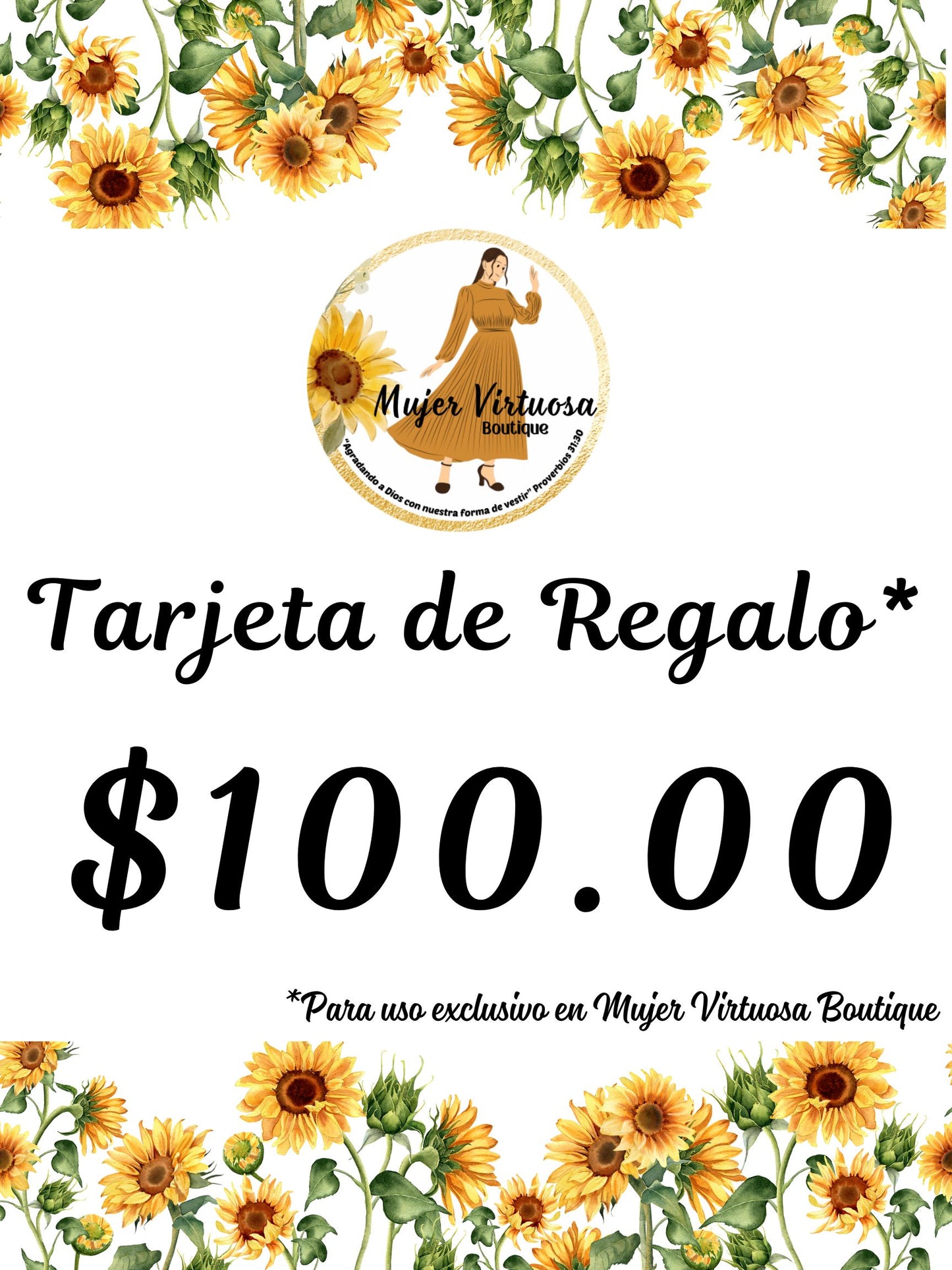 Gift Card “Tarjeta de Regalo”