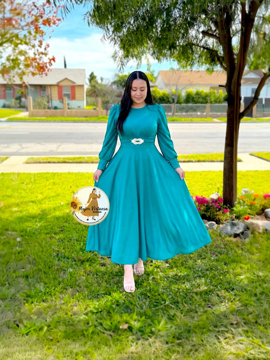 Natasha Turquesa Dress