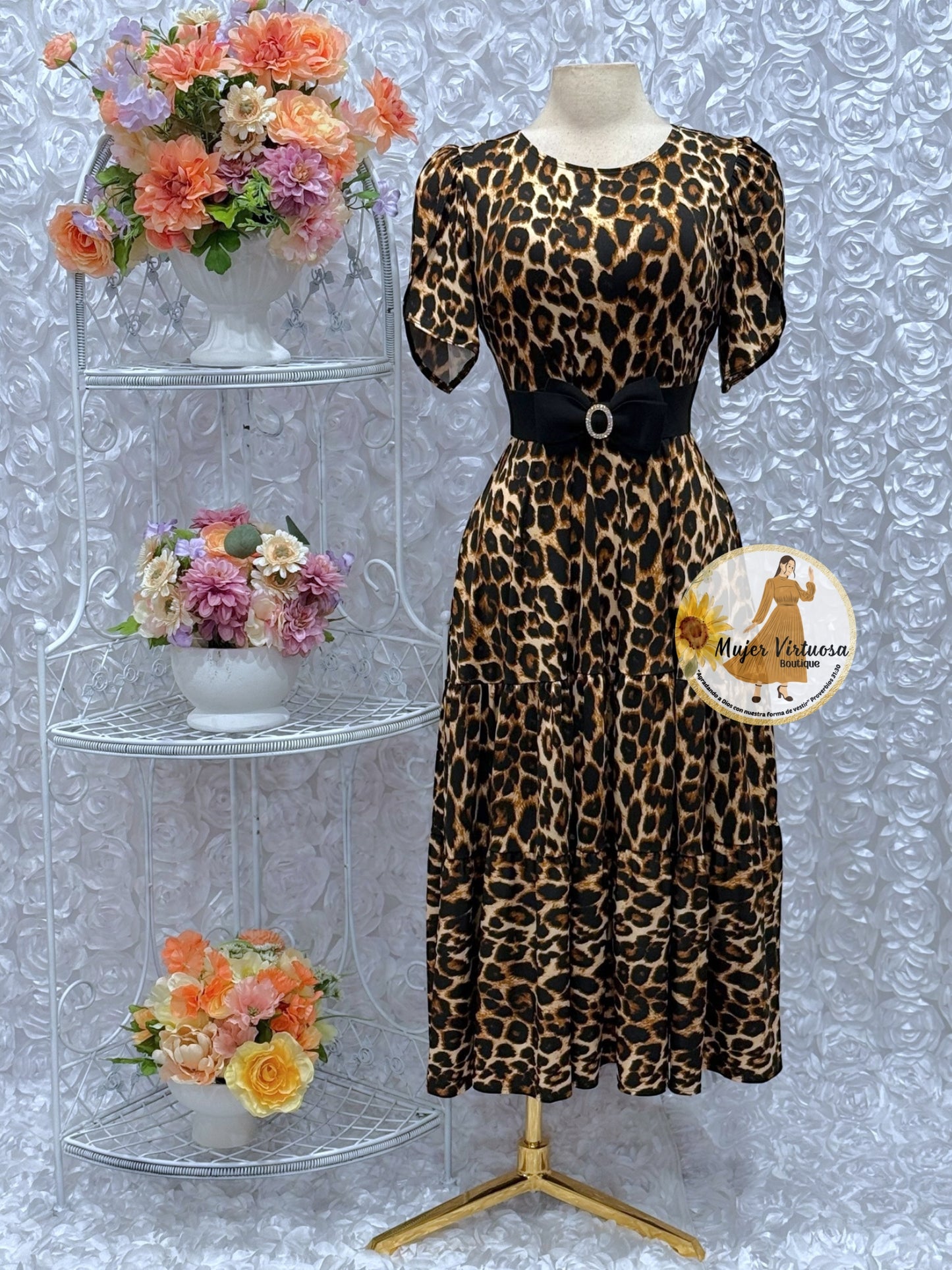 Abigail Animal Print Dress