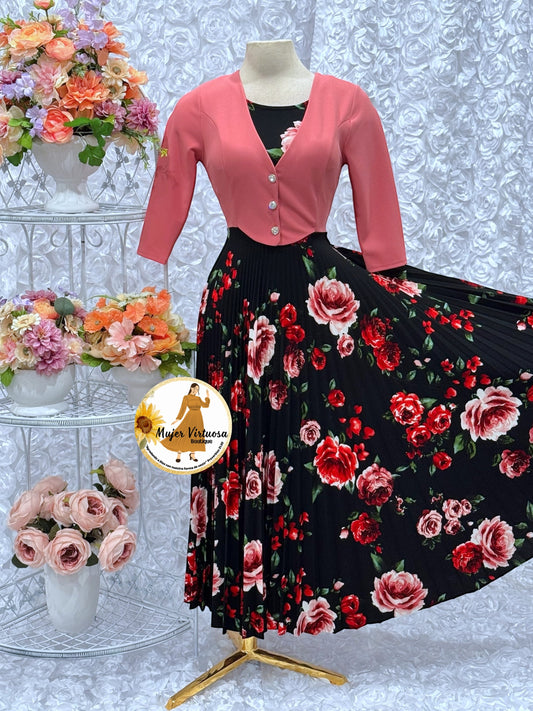 Maggie Rose/Black Blazer Dress