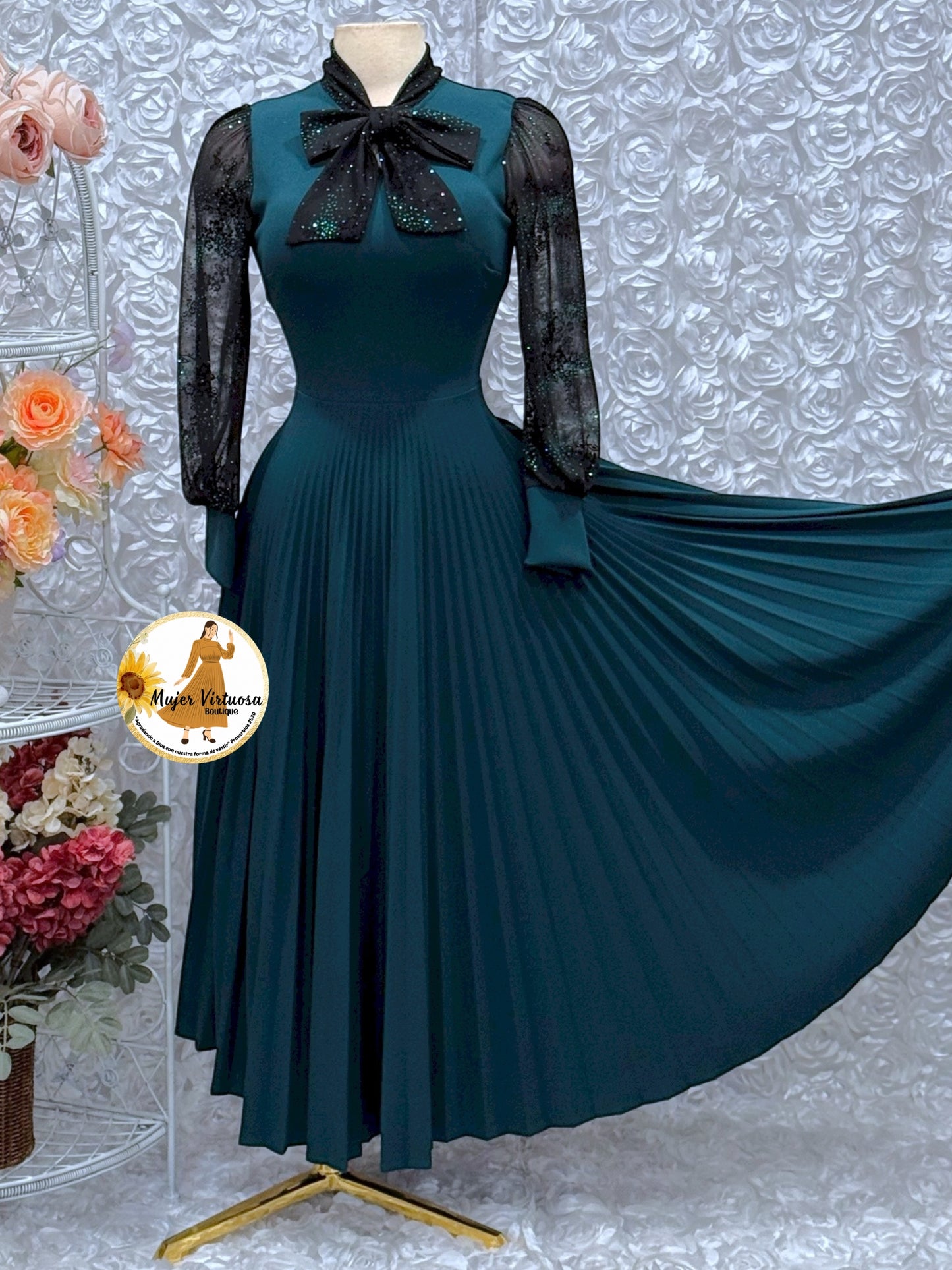 Brenda Emerald Green Dress