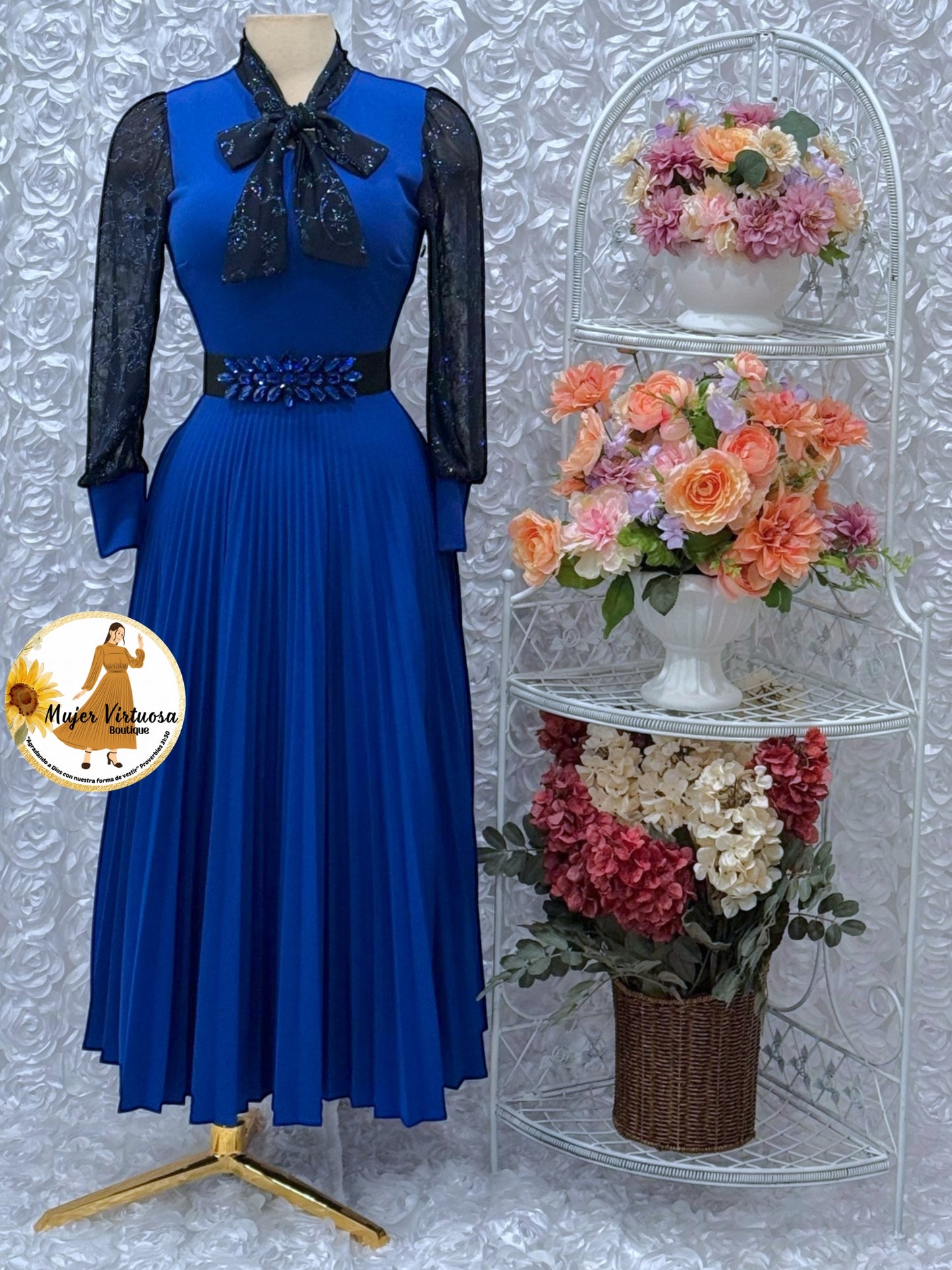 Brenda Royal Blue Dress