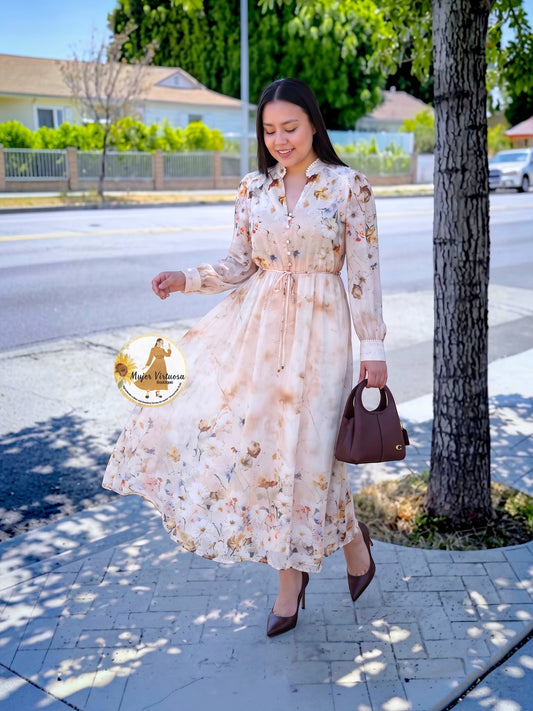 Grace & Faith Beige Dress