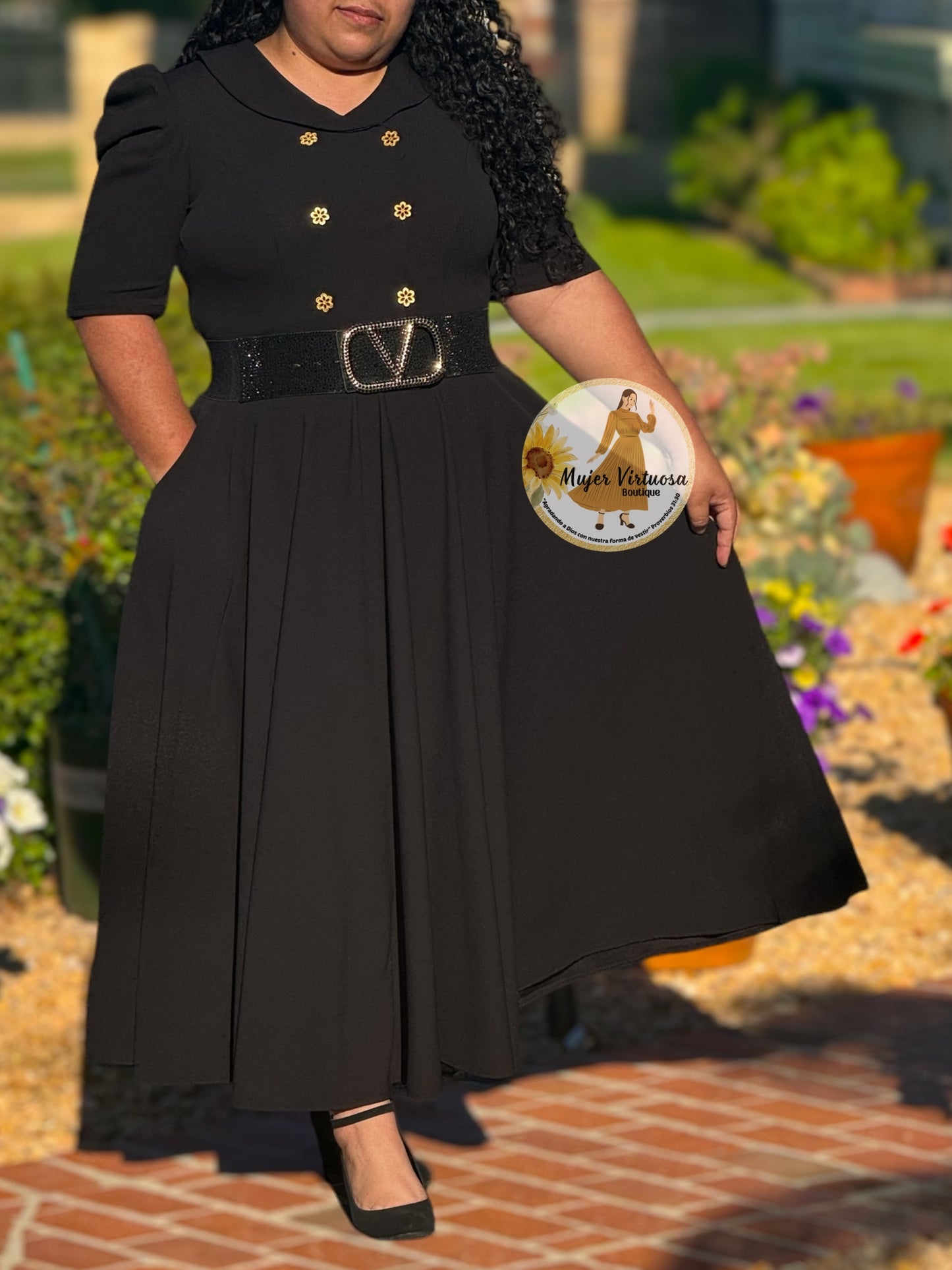 Dorothy Black Vintage Dress