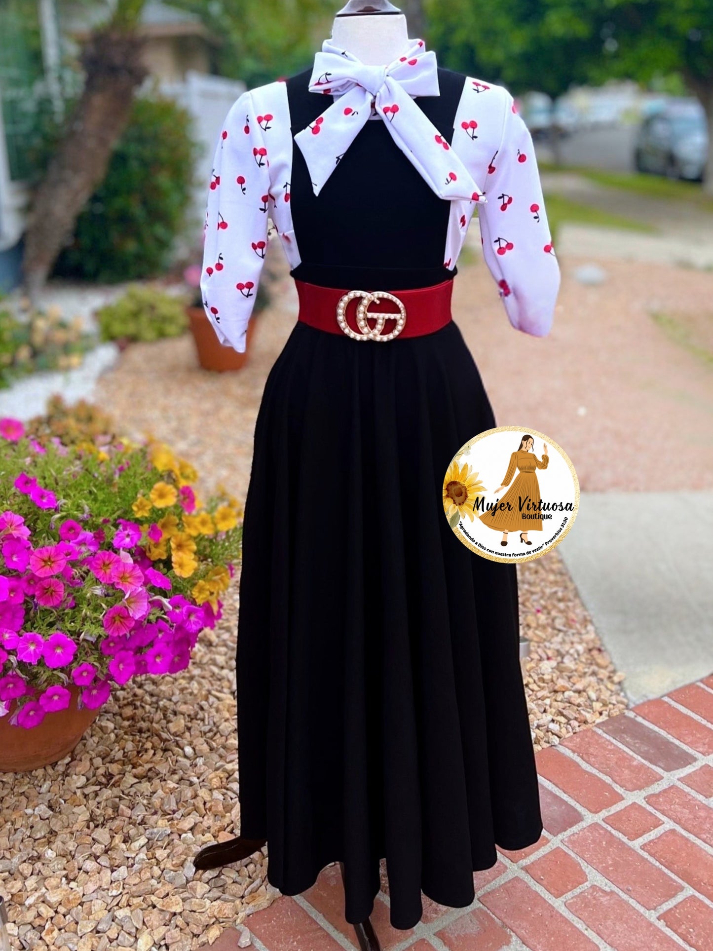 Angie Black Overall