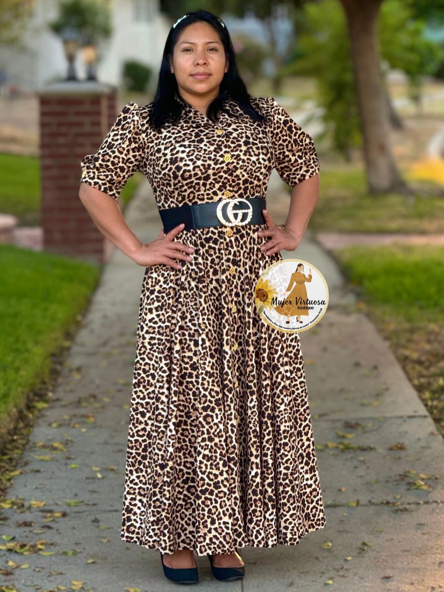 Jimena Animal Print Dress