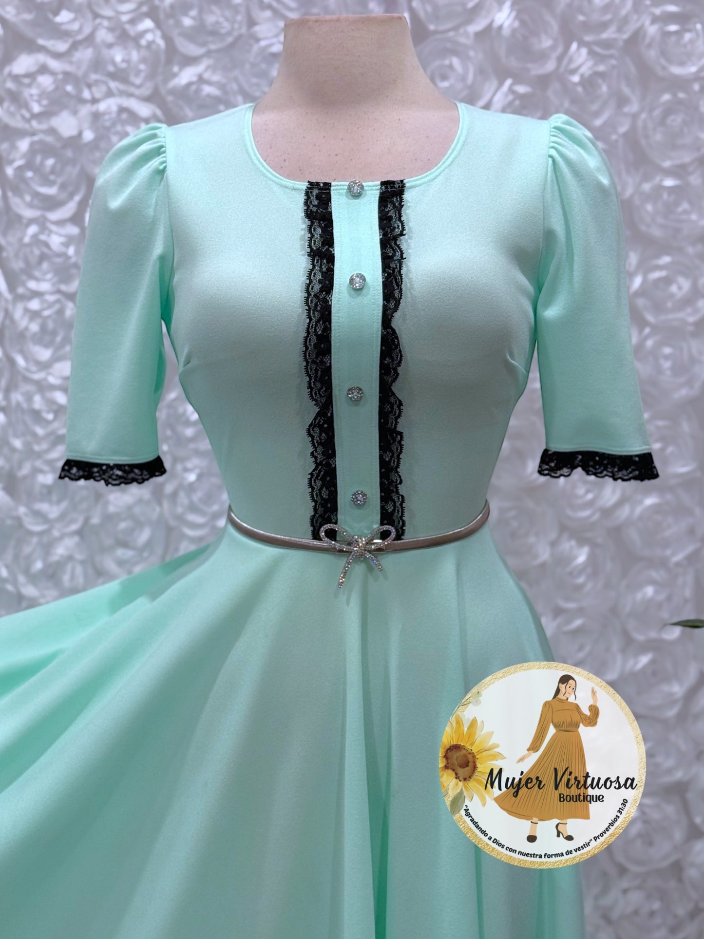 Eleanore Mint Dress