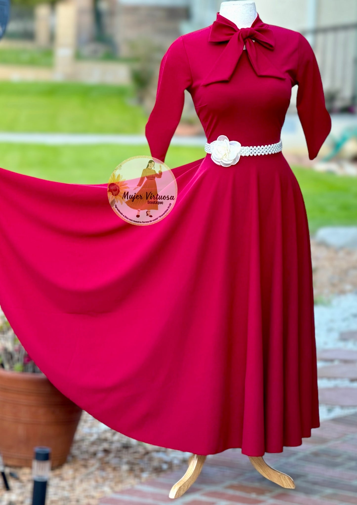 Anna Red Ruby Dress