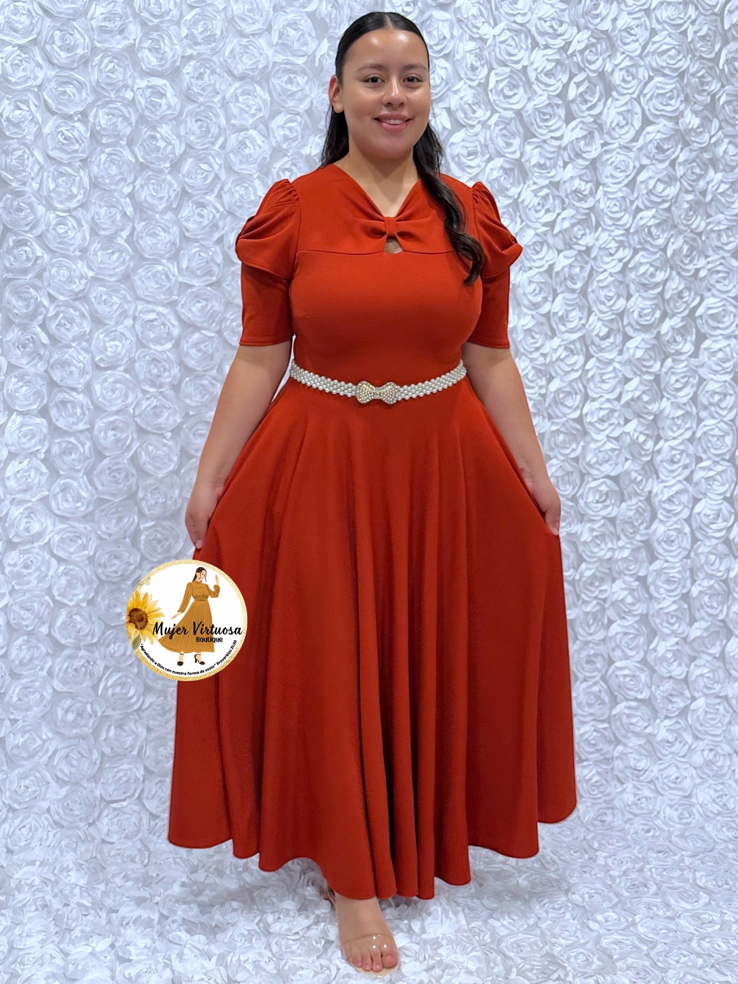Bianca Terracota Dress
