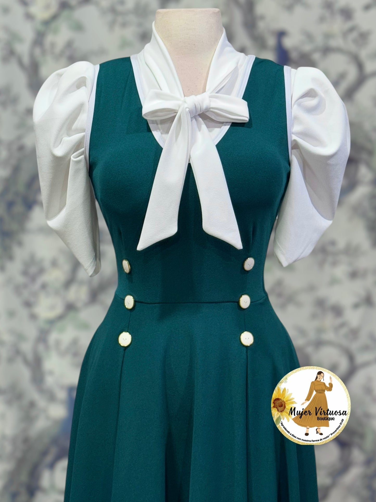 Elena Hunter Green Overall con Paletones