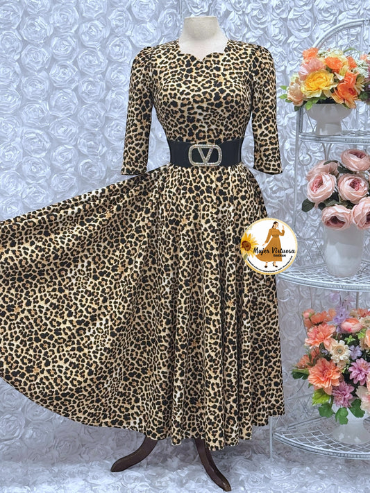 Lucy Cheetah Print Dress