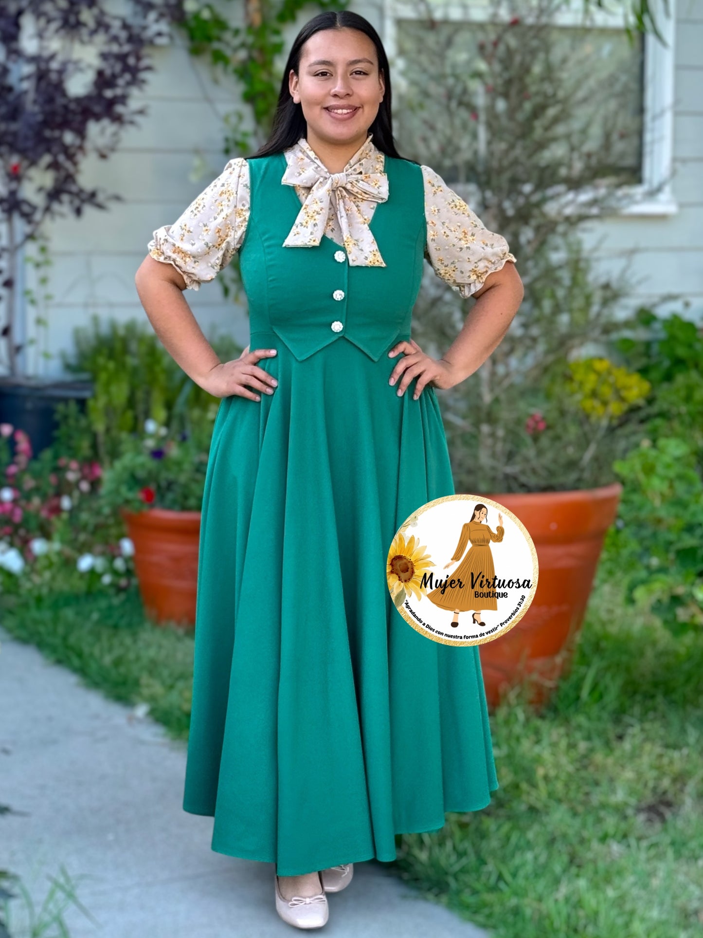 Sara Green Vest Overall