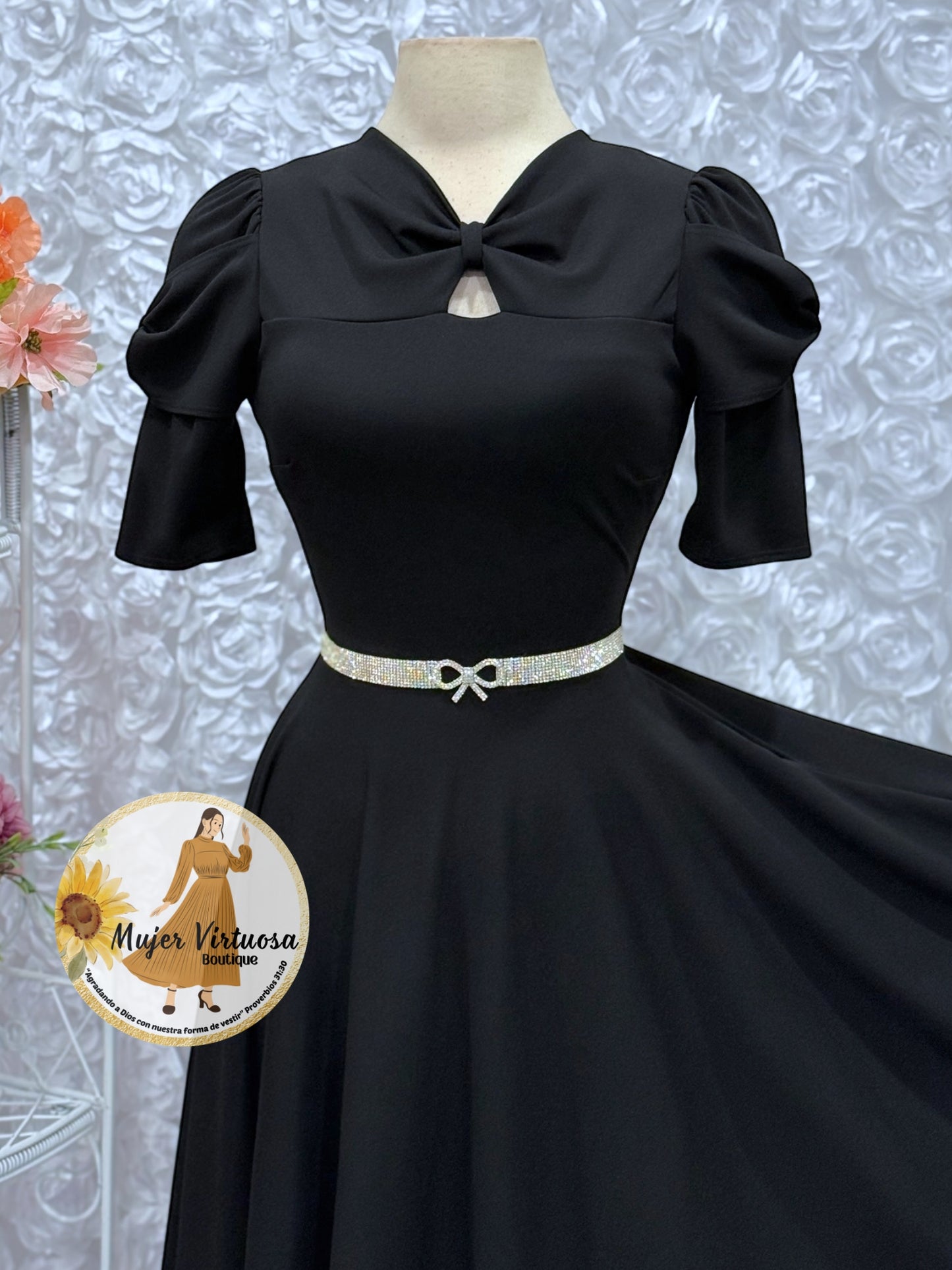 Bianca Black Dress