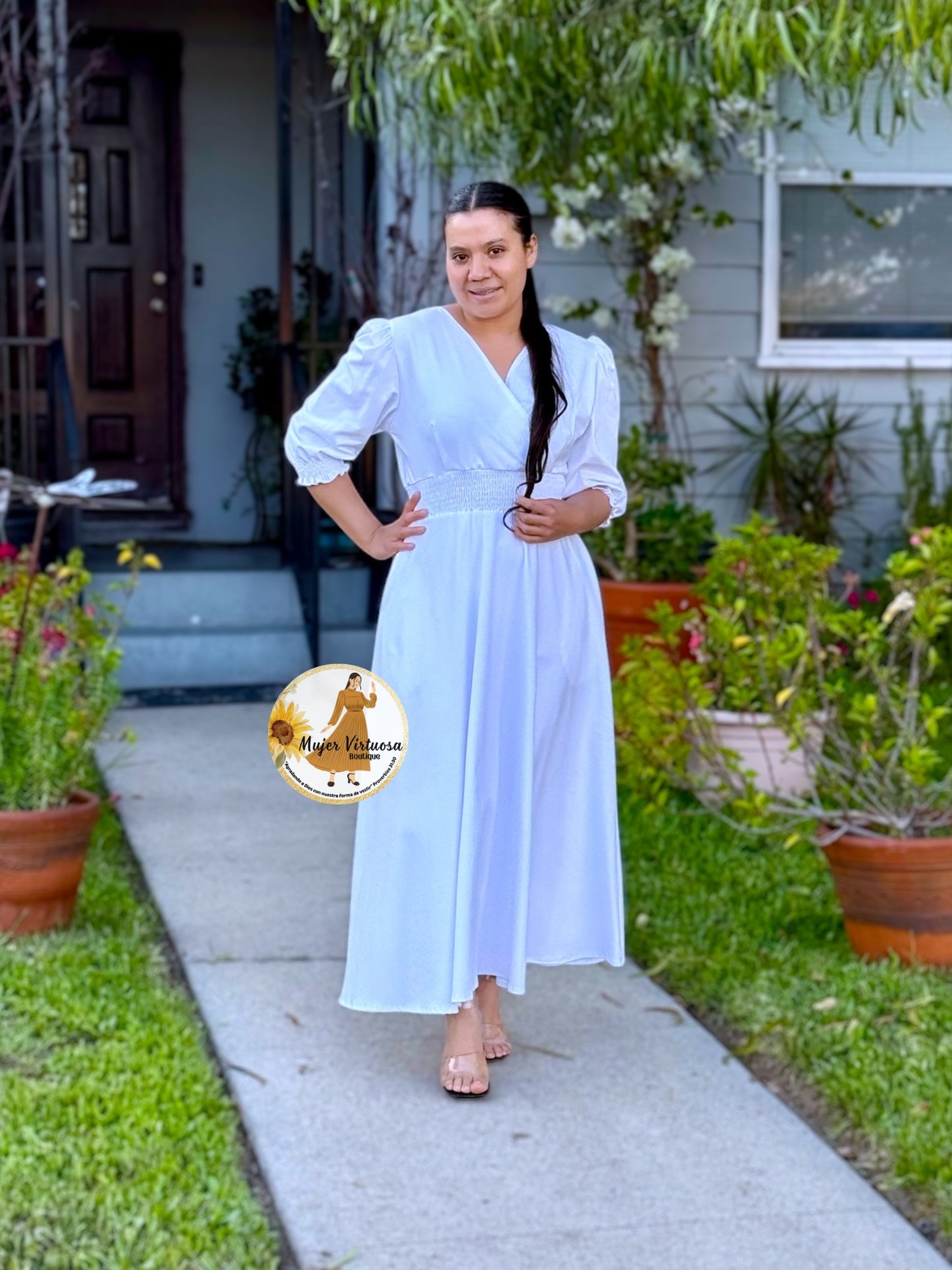Julisa White Boho Dress