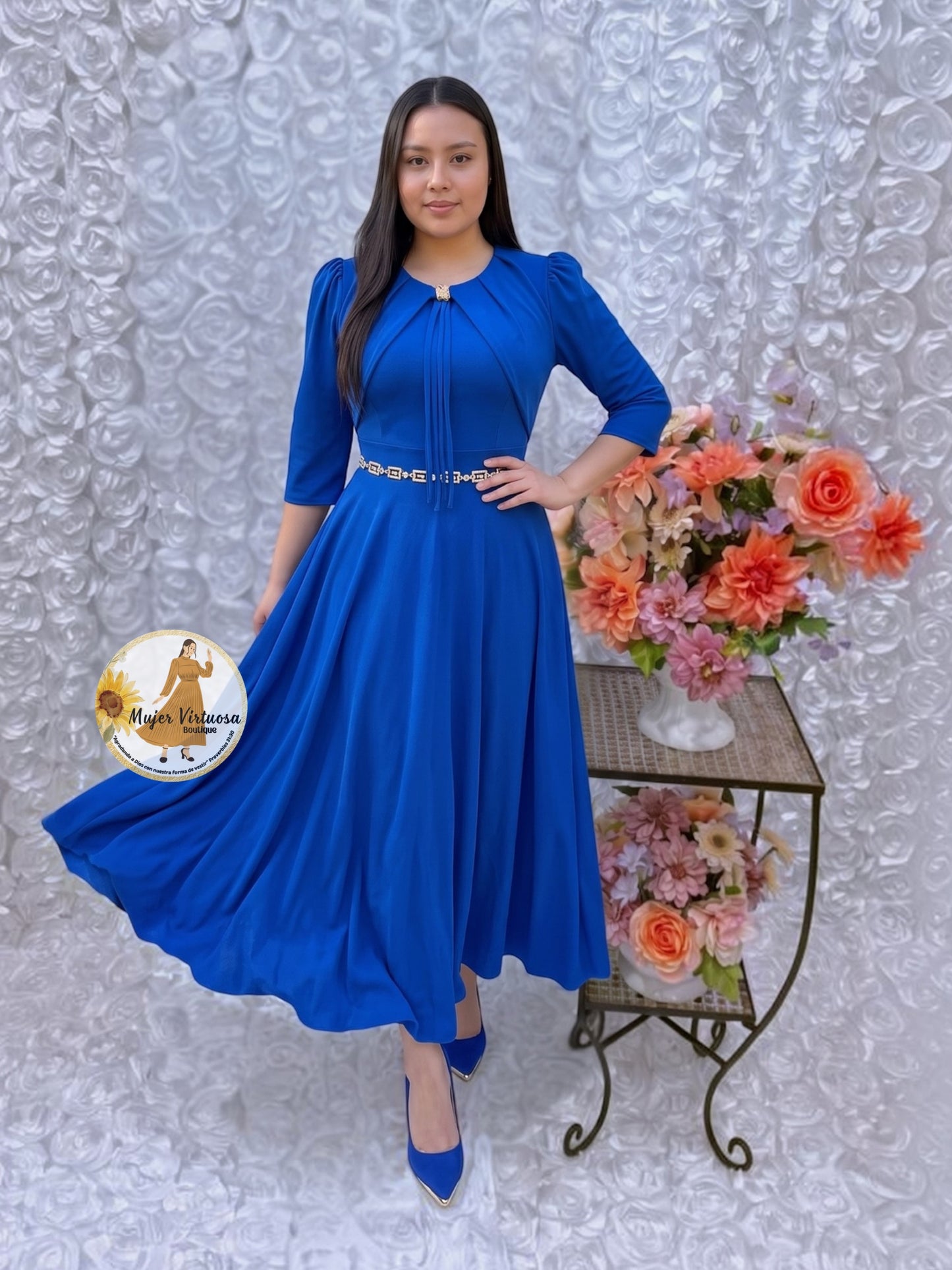 Roselyn Royal Blue Blazer Dress