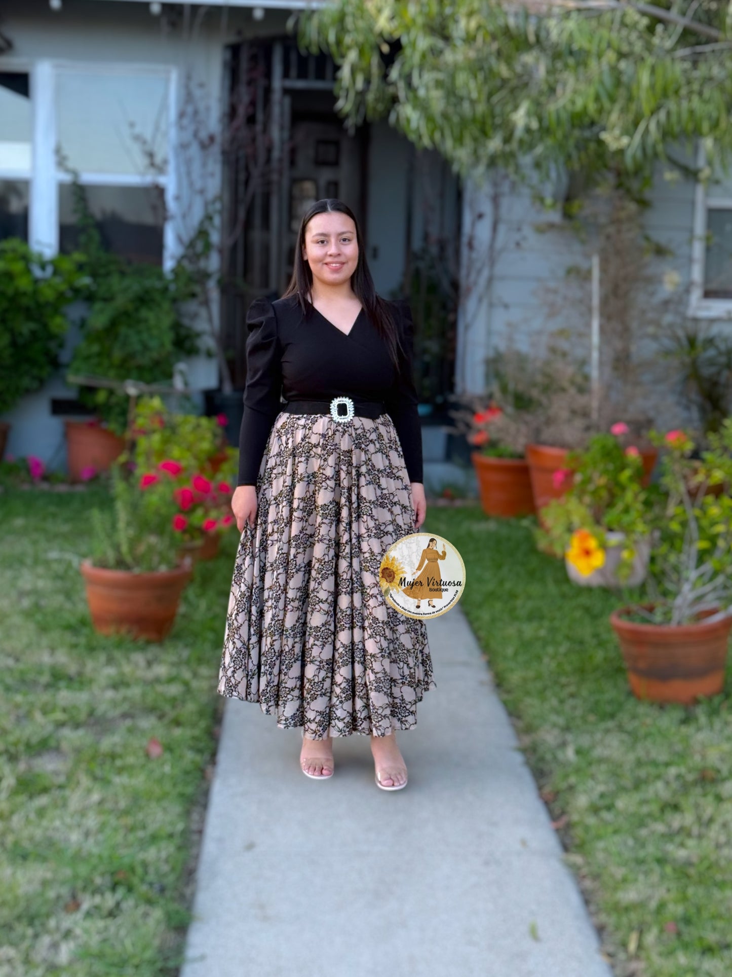 Larissa Black & Mocha Mesh Dress