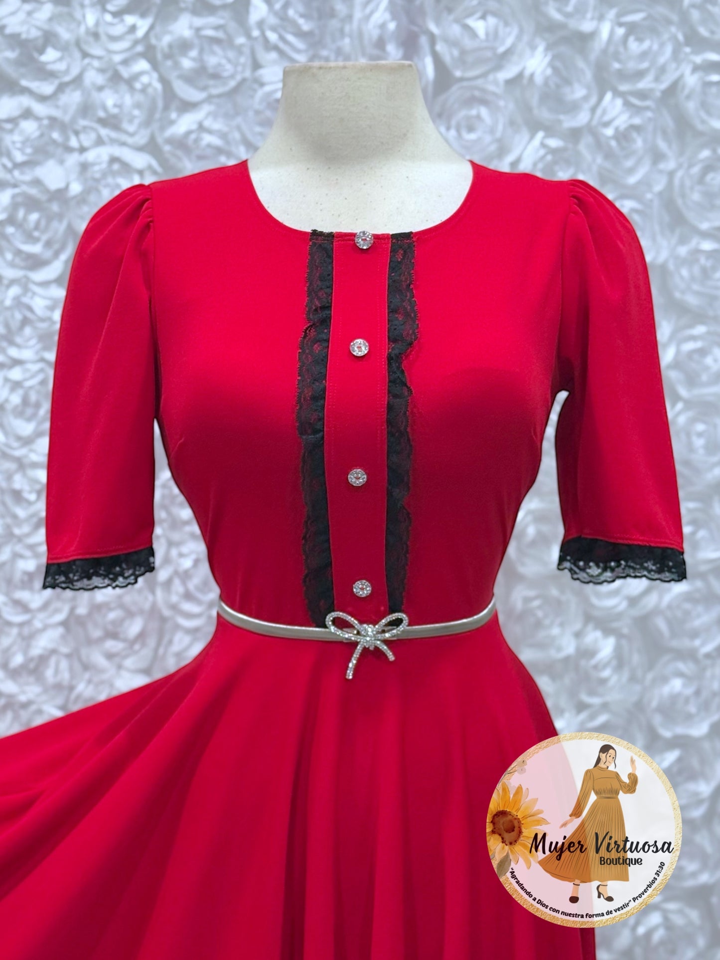 Eleanore Red Dress