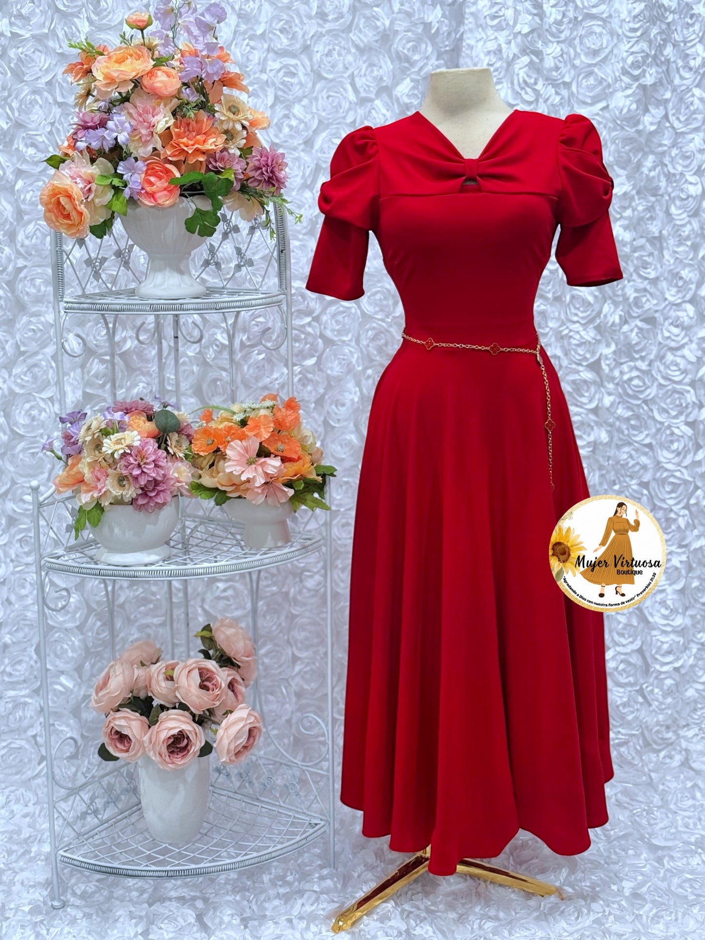 Bianca Ruby Red Dress