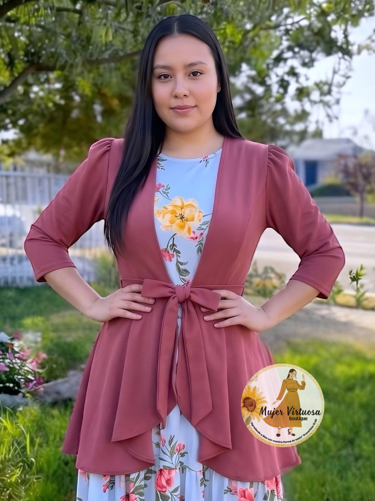 Rosa Canela Peplum Blazer