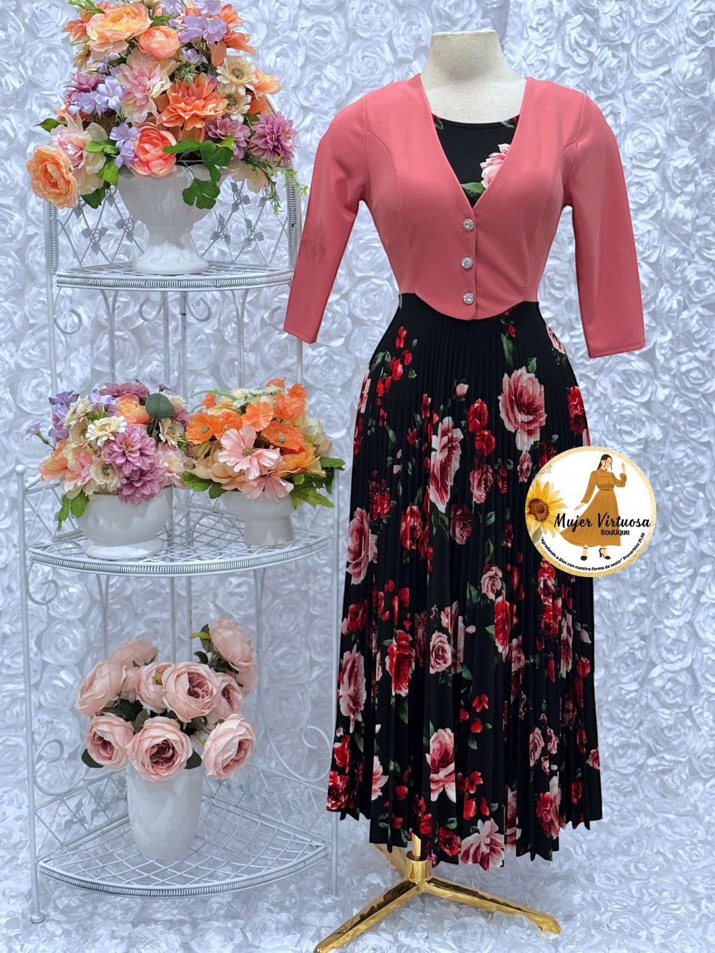 Maggie Rose/Black Blazer Dress