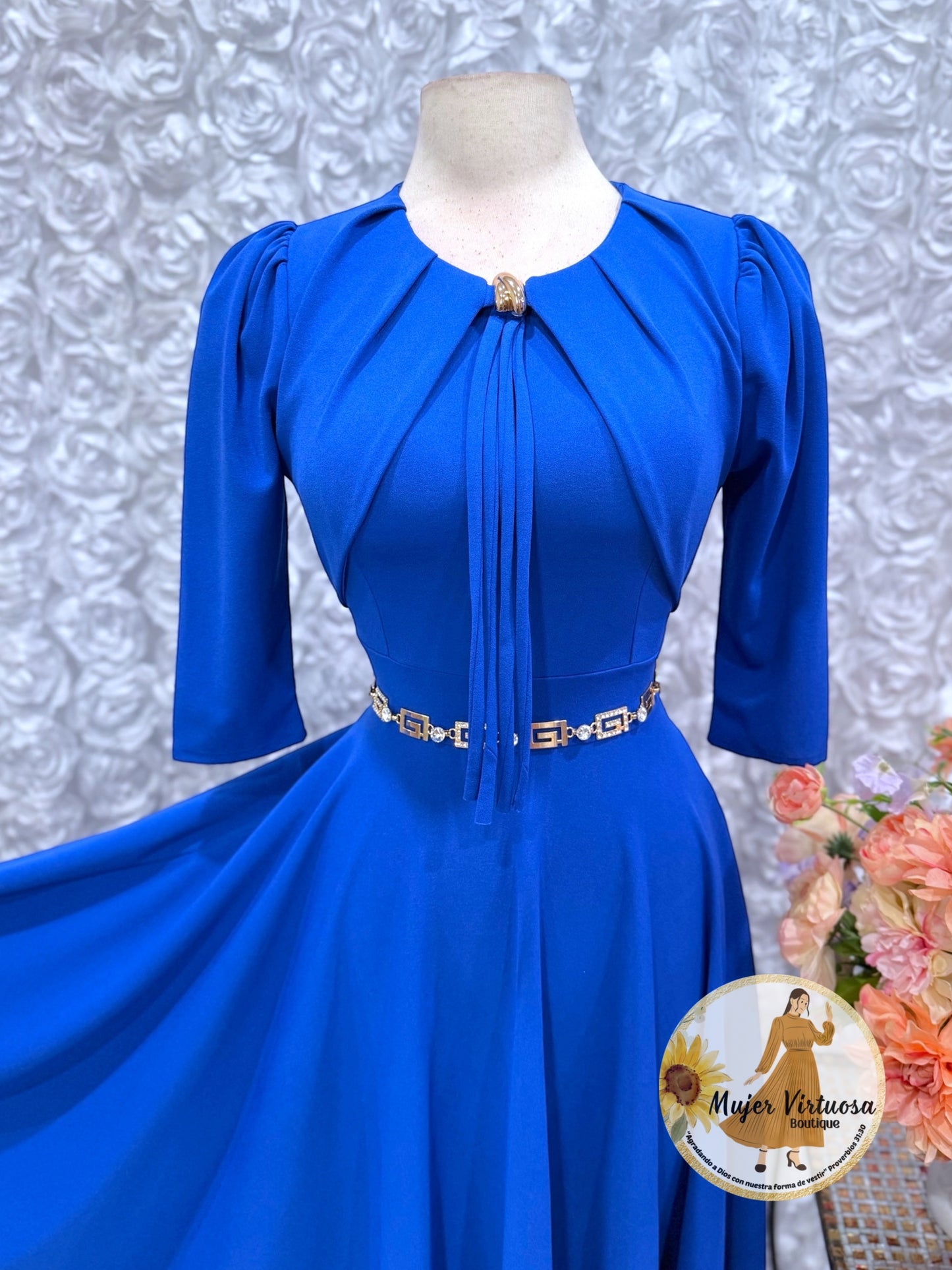 Roselyn Royal Blue Blazer Dress