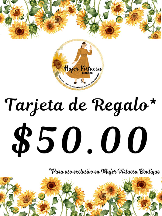 Gift Card “Tarjeta de Regalo”