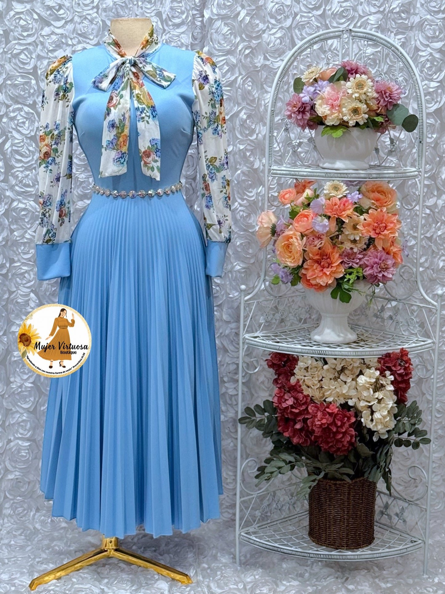 Brenda Baby Blue Dress