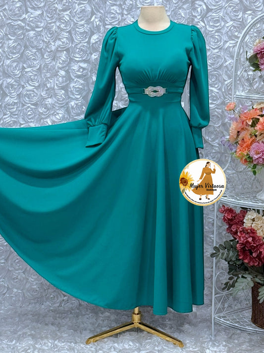 Natasha Turquesa Dress