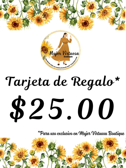 Gift Card “Tarjeta de Regalo”