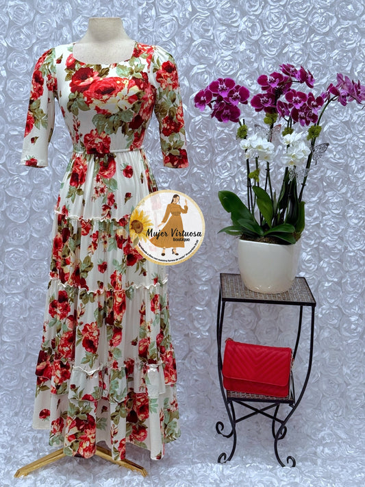 “Hello Summer” White Maxi Dress