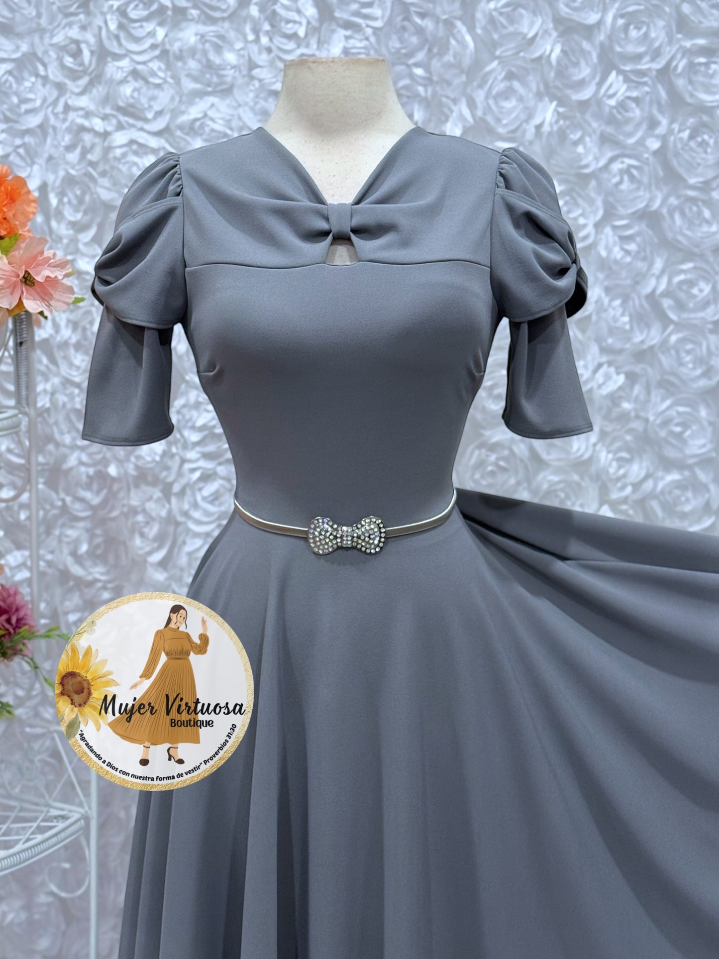 Bianca Grey Dress