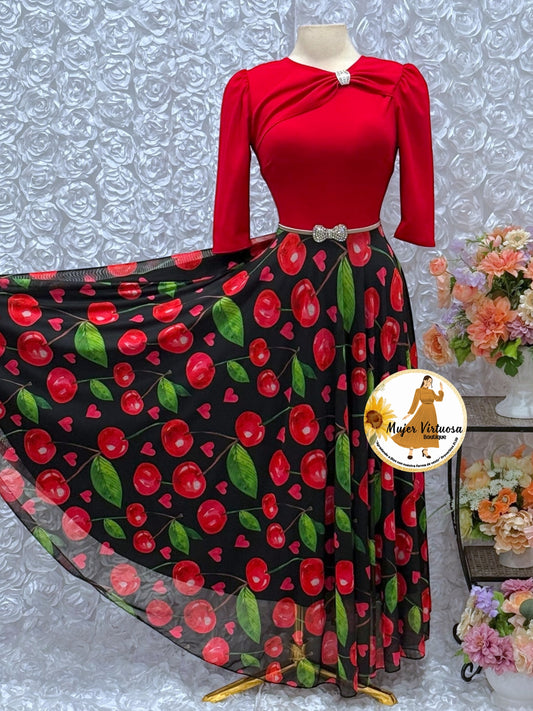 Rosalie Red Cherries 🍒 Dress