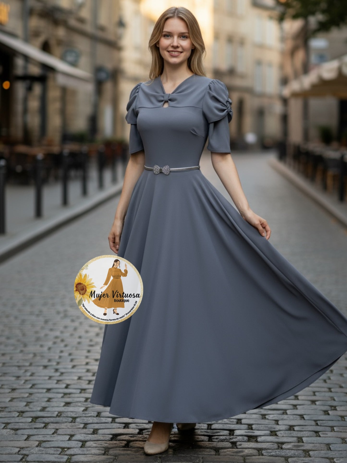 Bianca Grey Dress
