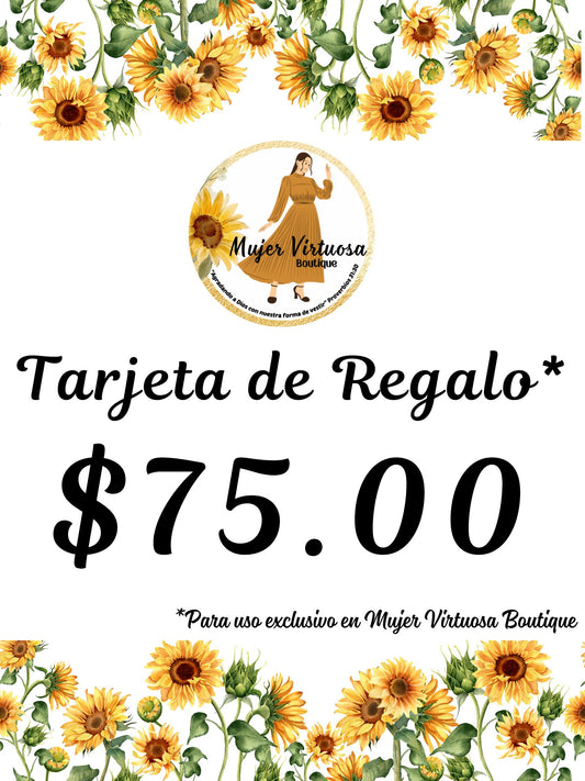 Gift Card “Tarjeta de Regalo”