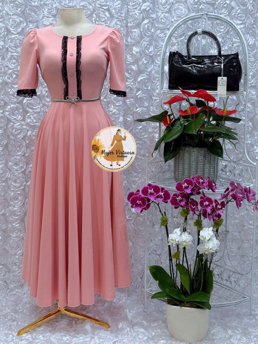 Eleanore Soft Pink Dress