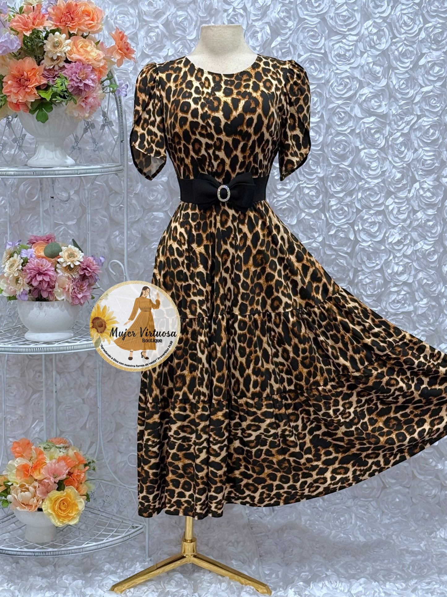 Abigail Animal Print Dress