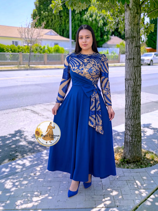 Damaris Royal Blue Dress