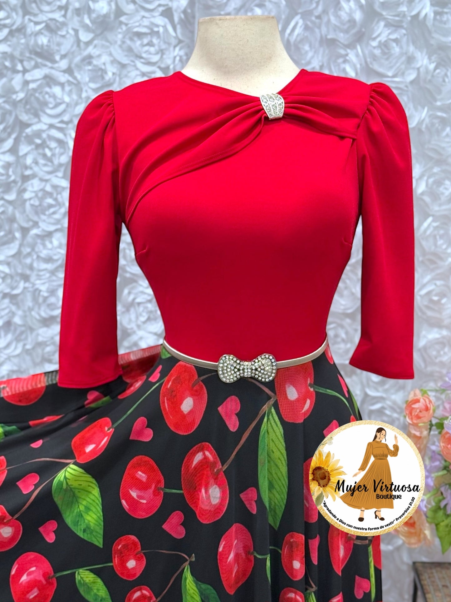 Rosalie Red Cherries 🍒 Dress