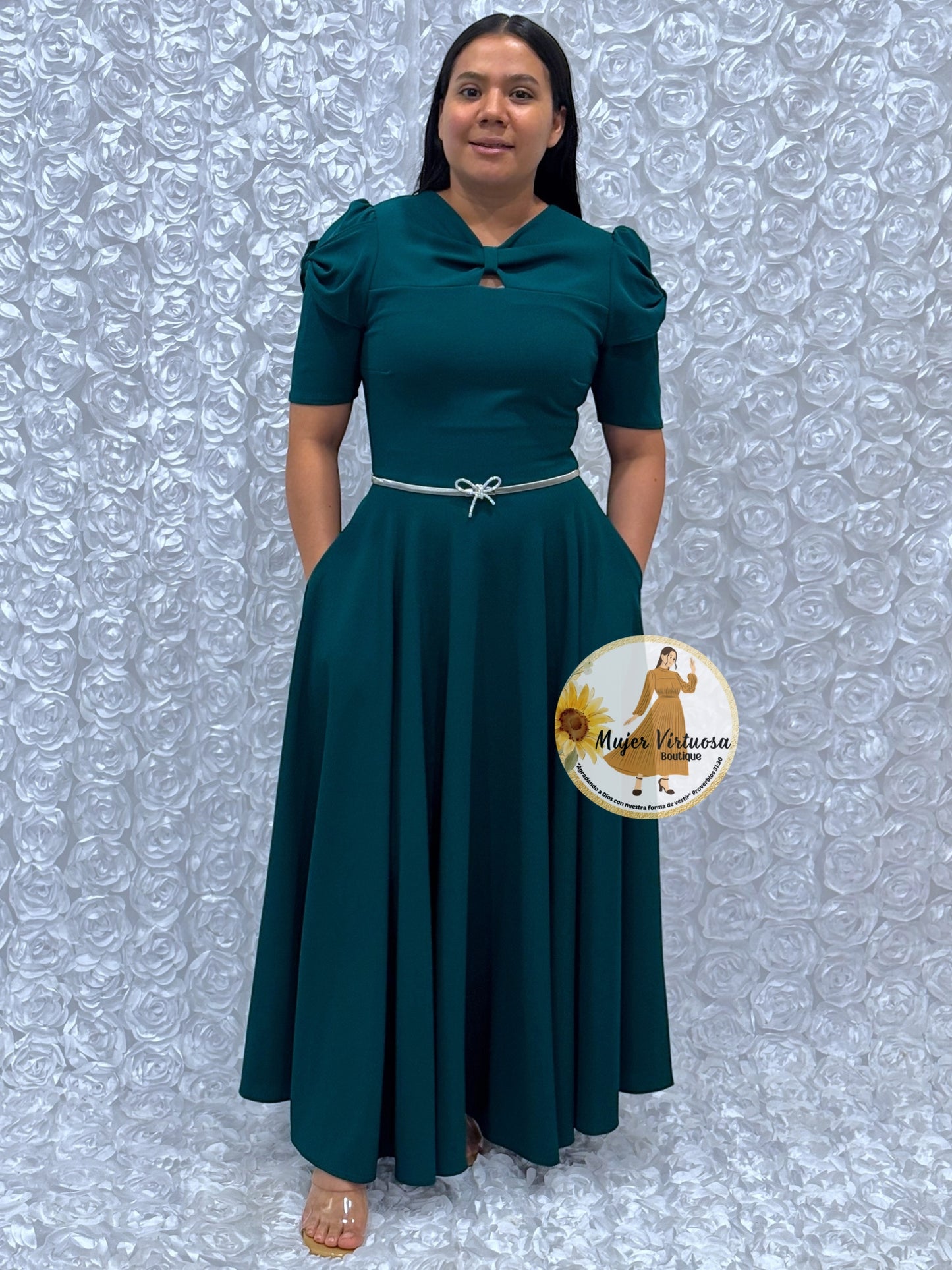 Bianca Hunter Green Dress