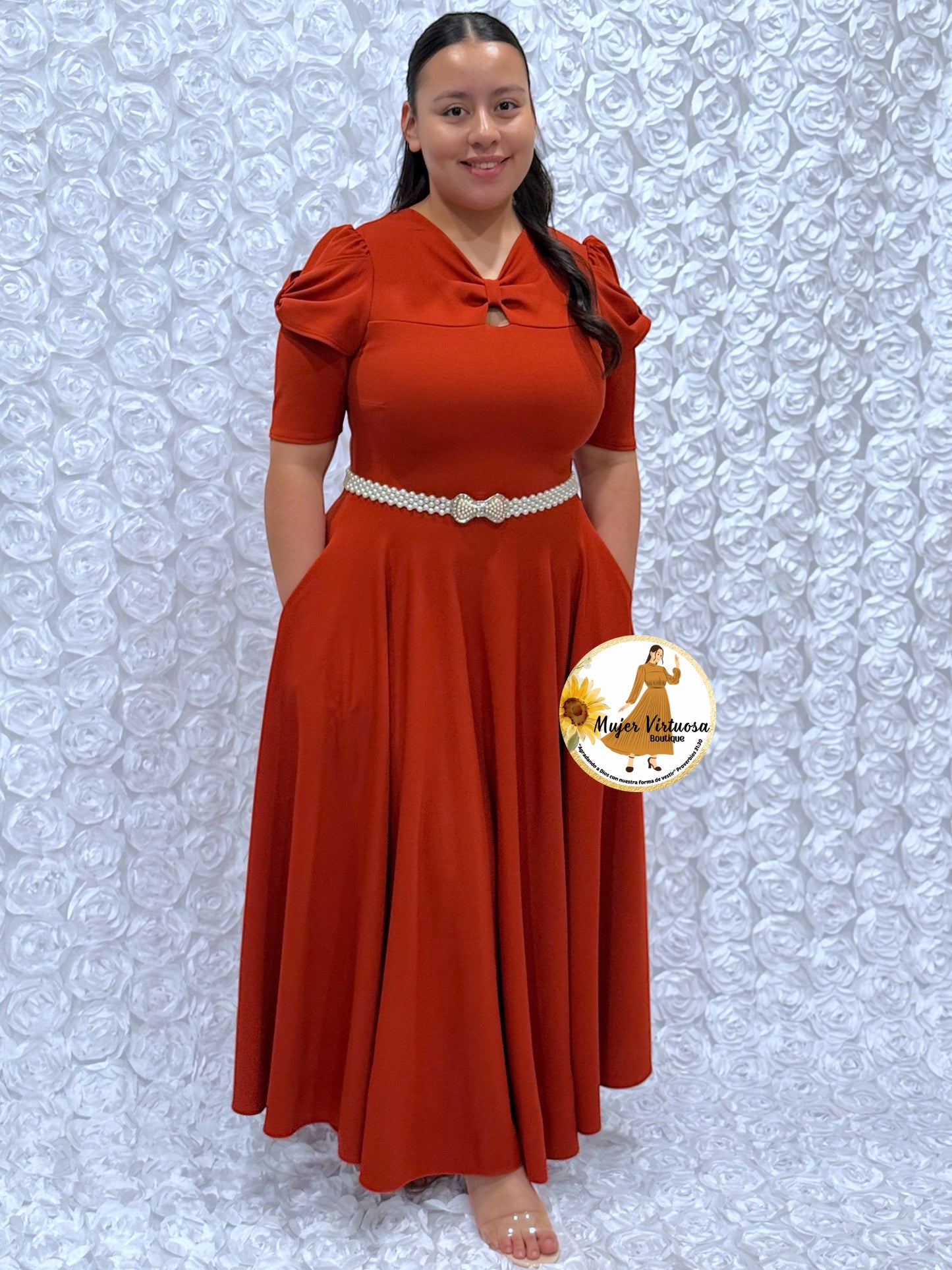 Bianca Terracota Dress