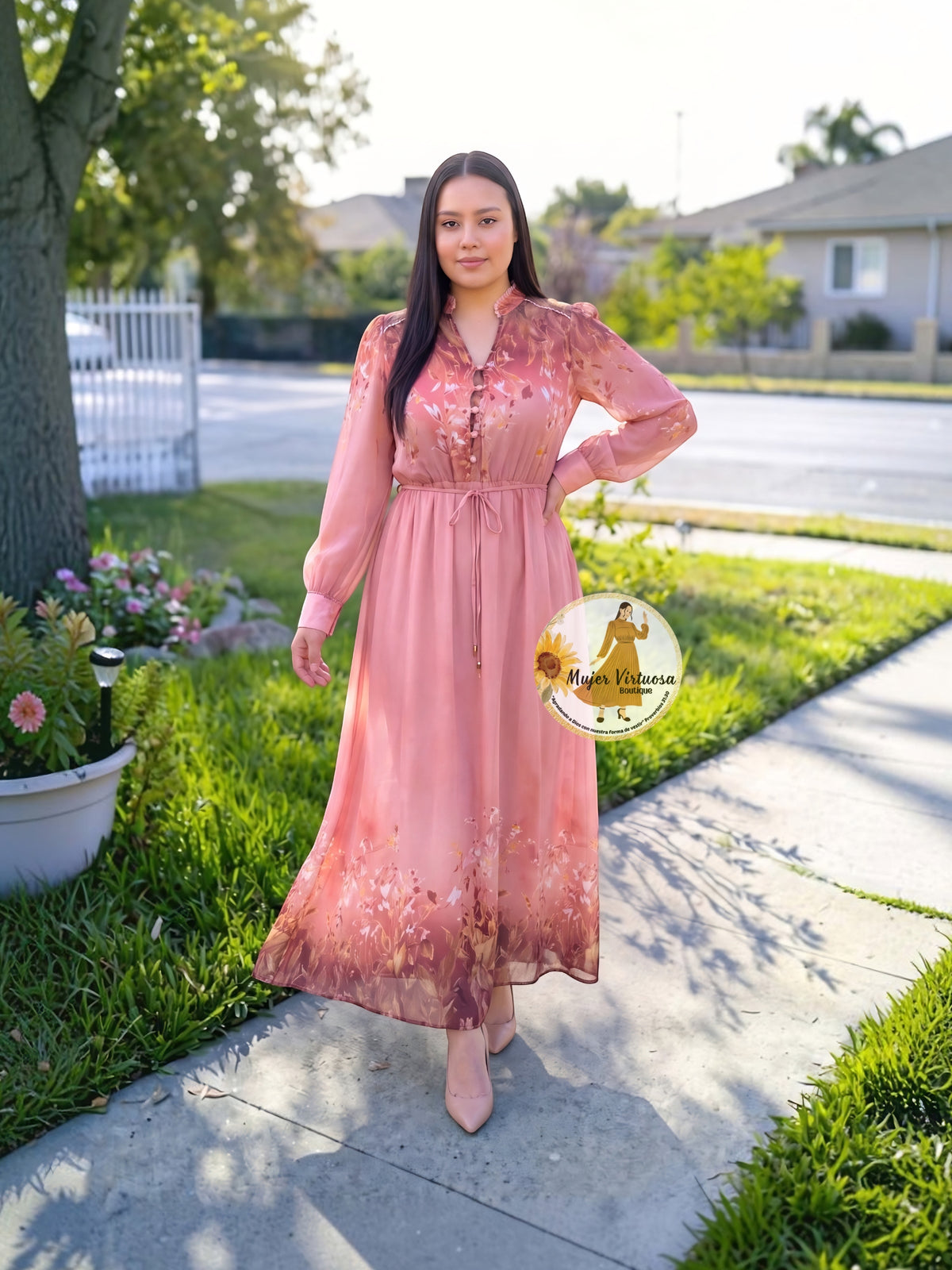 Grace & Faith Pink Dress