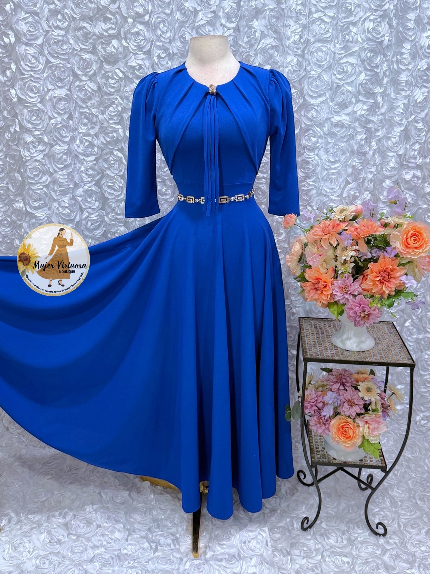 Roselyn Royal Blue Blazer Dress