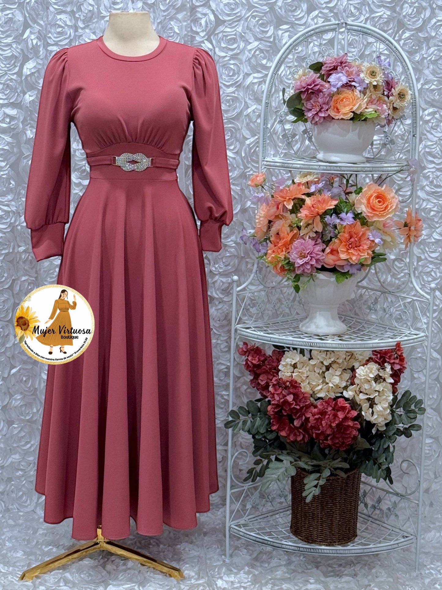 Natasha Mauve Dress