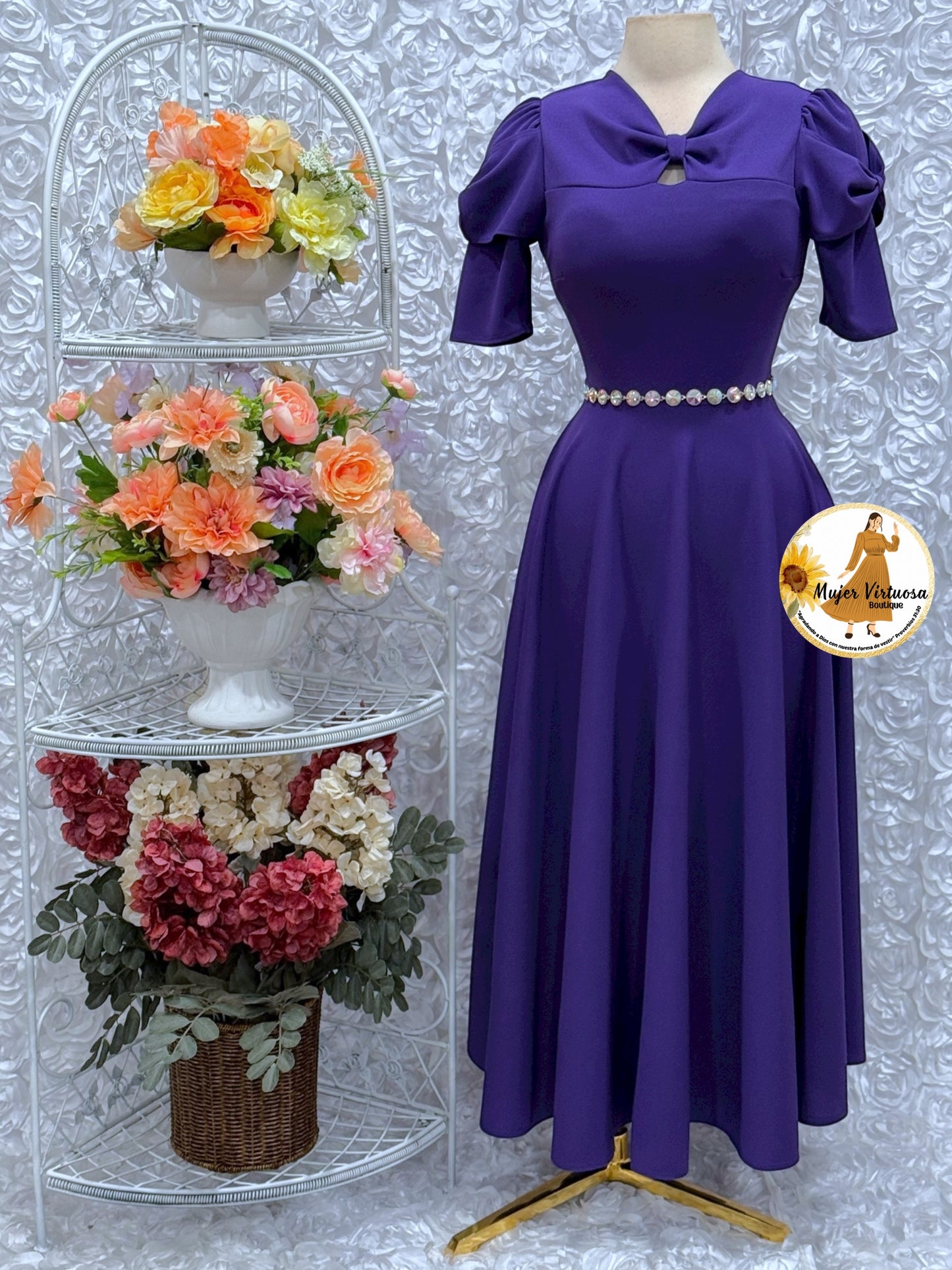 Bianca Violet Dress
