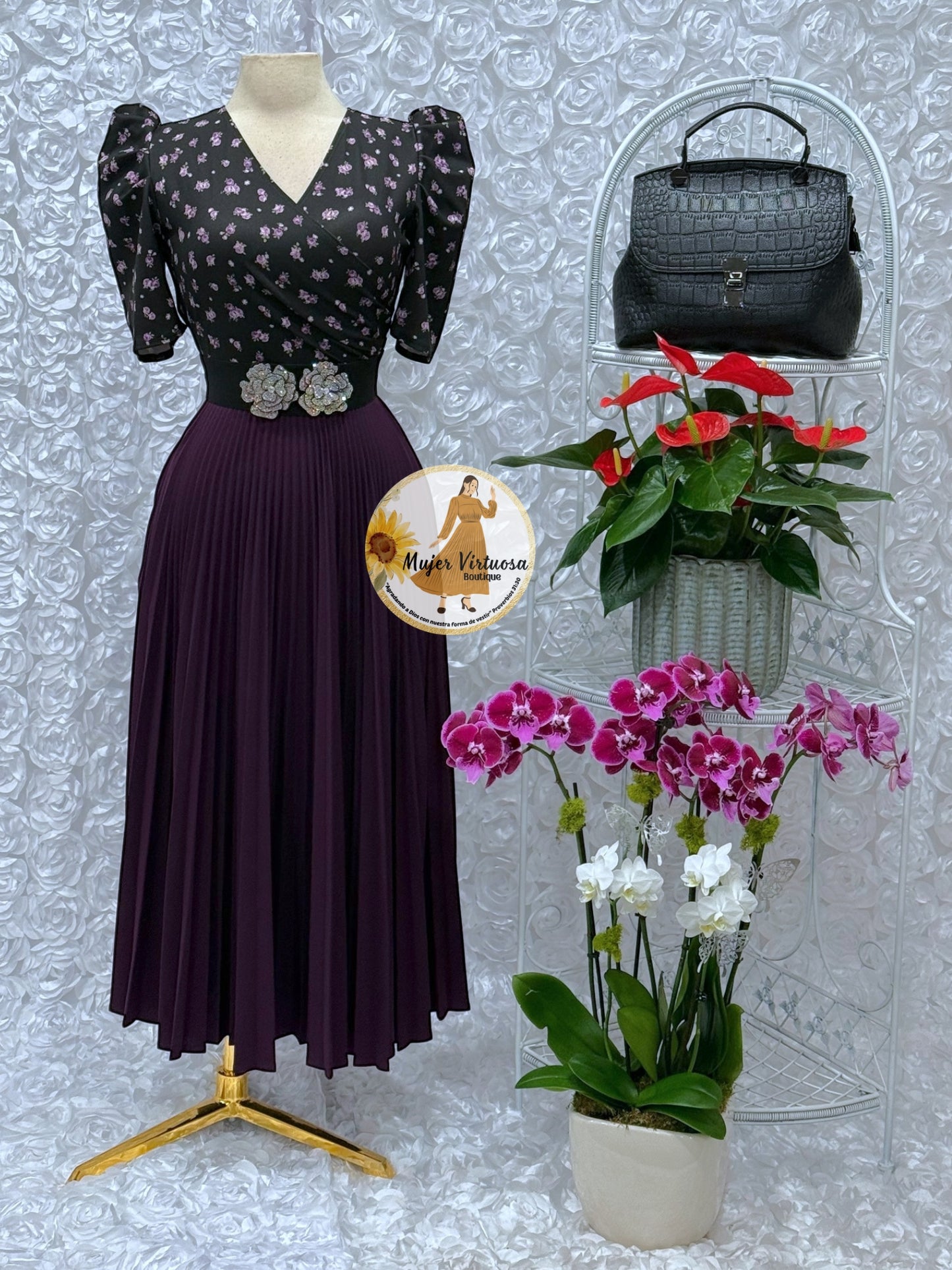 Jessica Black/Uva Floral Dress