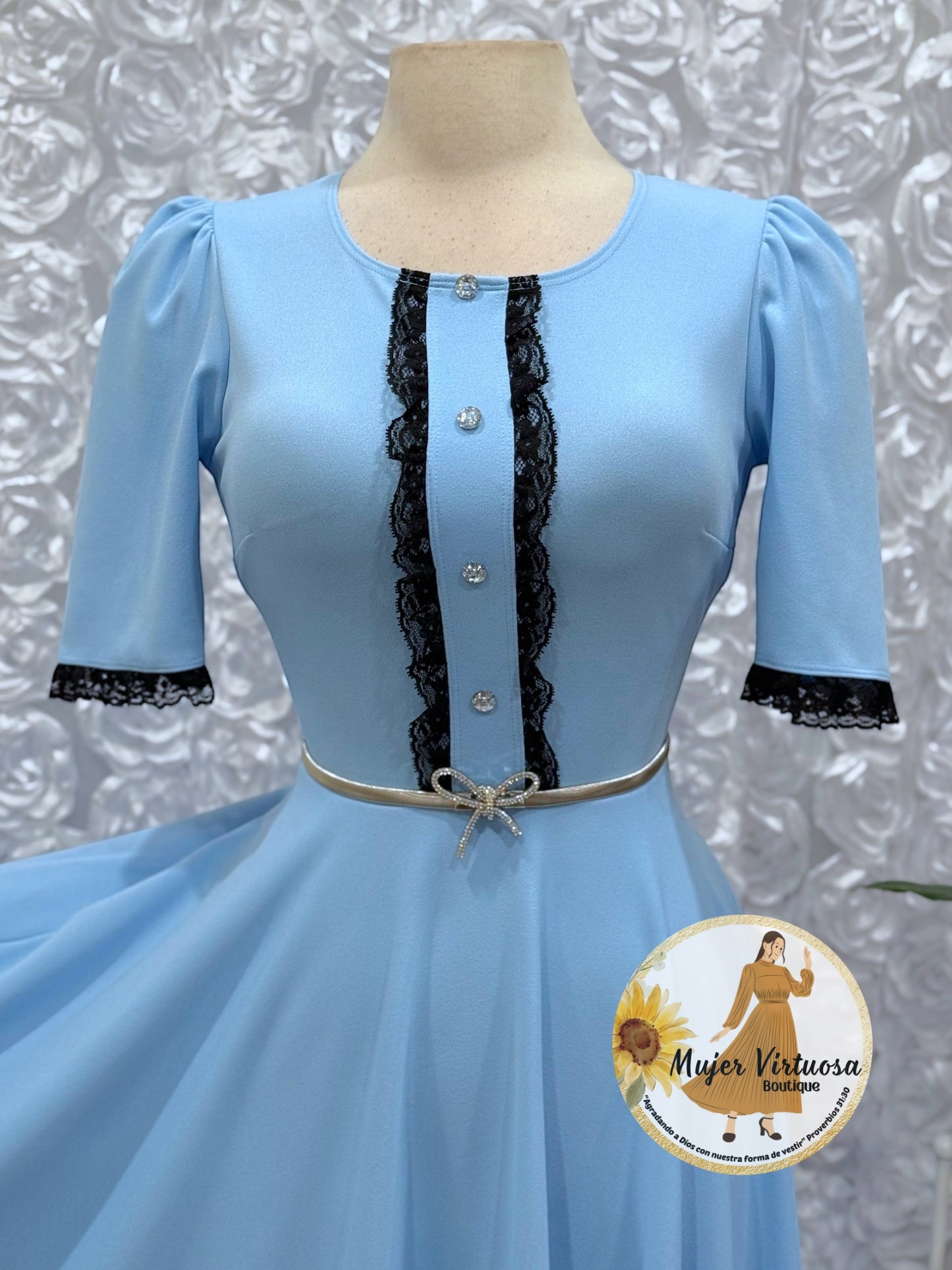 Eleanore Sky Blue Dress