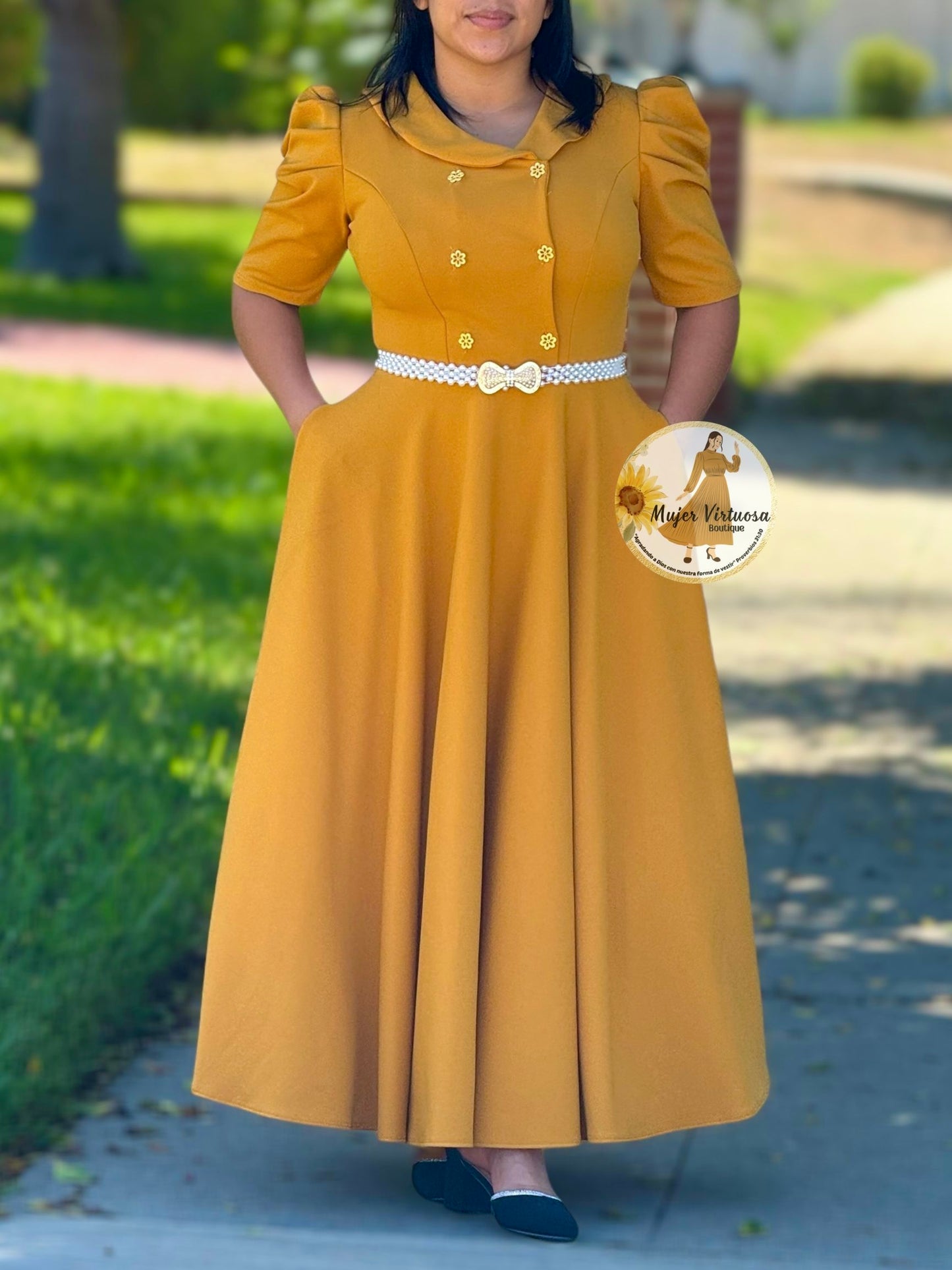 Dorothy Mustard Vintage Dress