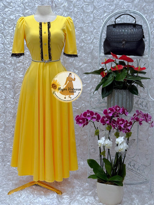 Eleanore Yellow Dress